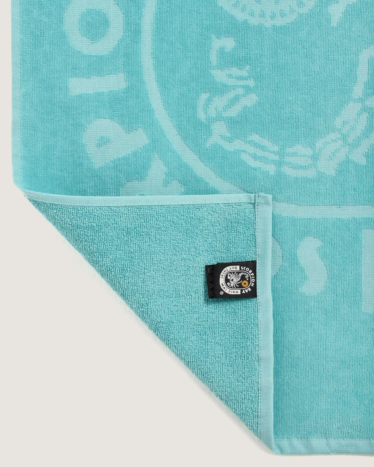 Telo mare jacquard "Heart Made" - Scorpion Bay