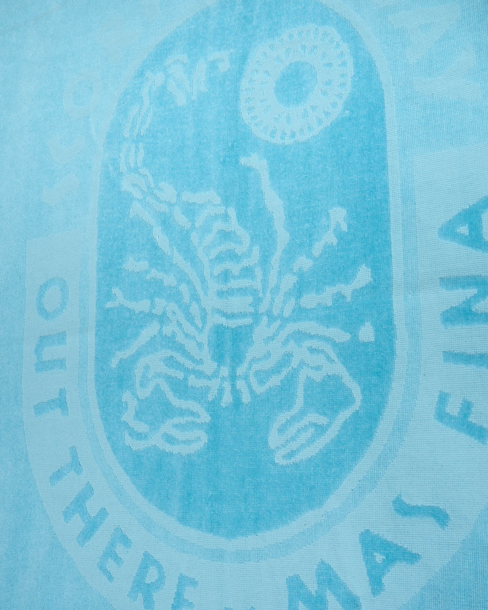 Telo Mare "Logo Jacquard" Color Avio - Scorpion Bay