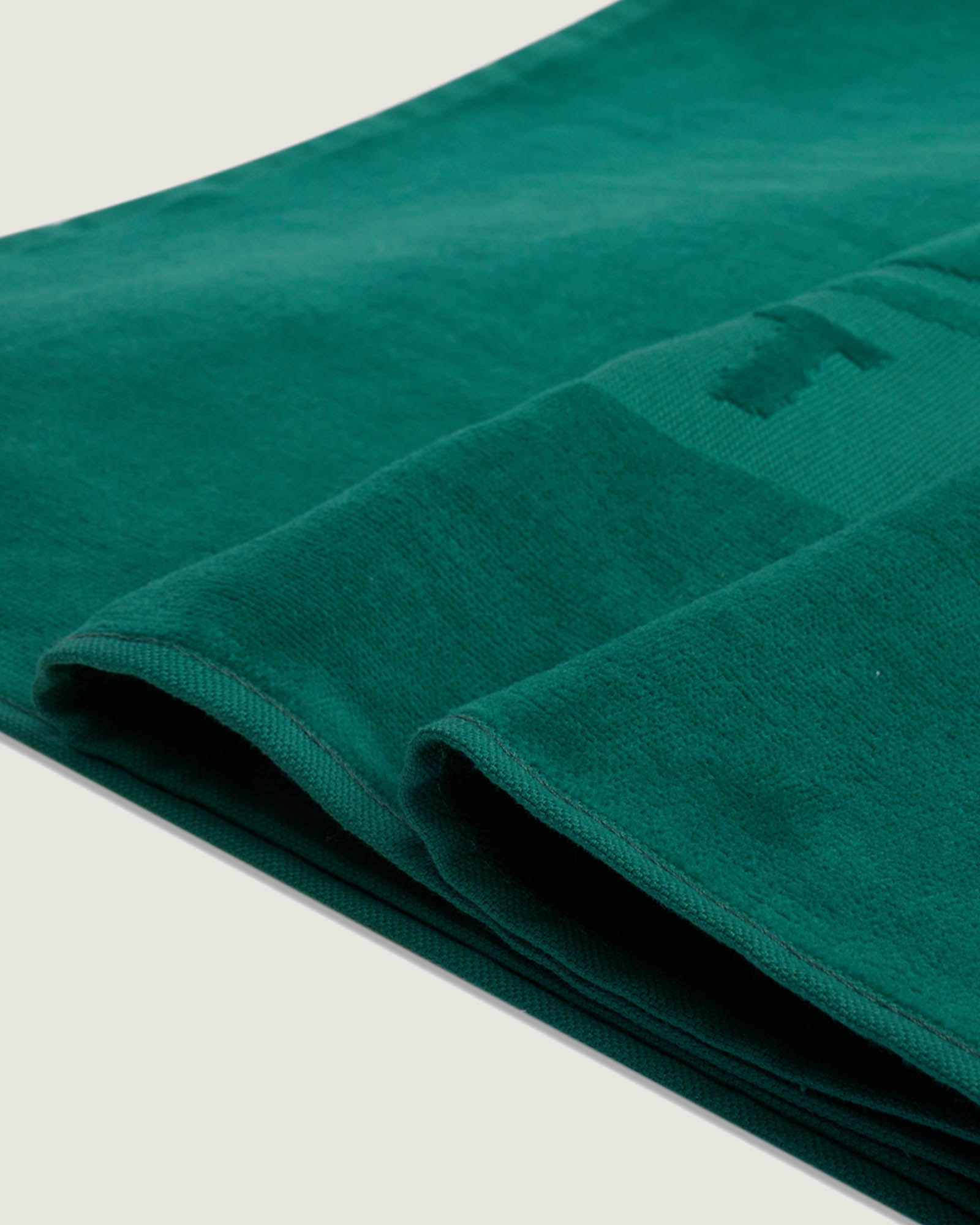 Telo Mare "Logo Jacquard" Color Smeraldo - Scorpion Bay