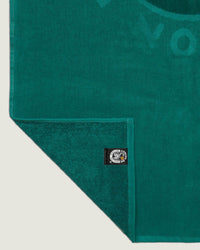 Telo Mare "Logo Jacquard" Color Smeraldo - Scorpion Bay