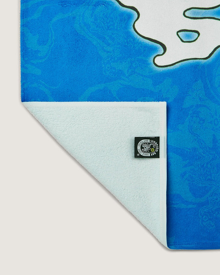 Telo mare stampato "Psycho Lettering" - Scorpion Bay