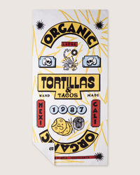 Telo mare stampato "Tortillas & Tacos" - Scorpion Bay