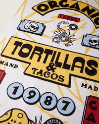 Telo mare stampato "Tortillas & Tacos" - Scorpion Bay