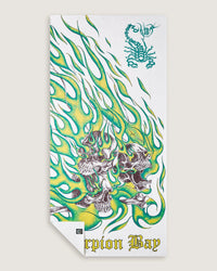 Telo mare stampato "Underworld Skulls" - Scorpion Bay