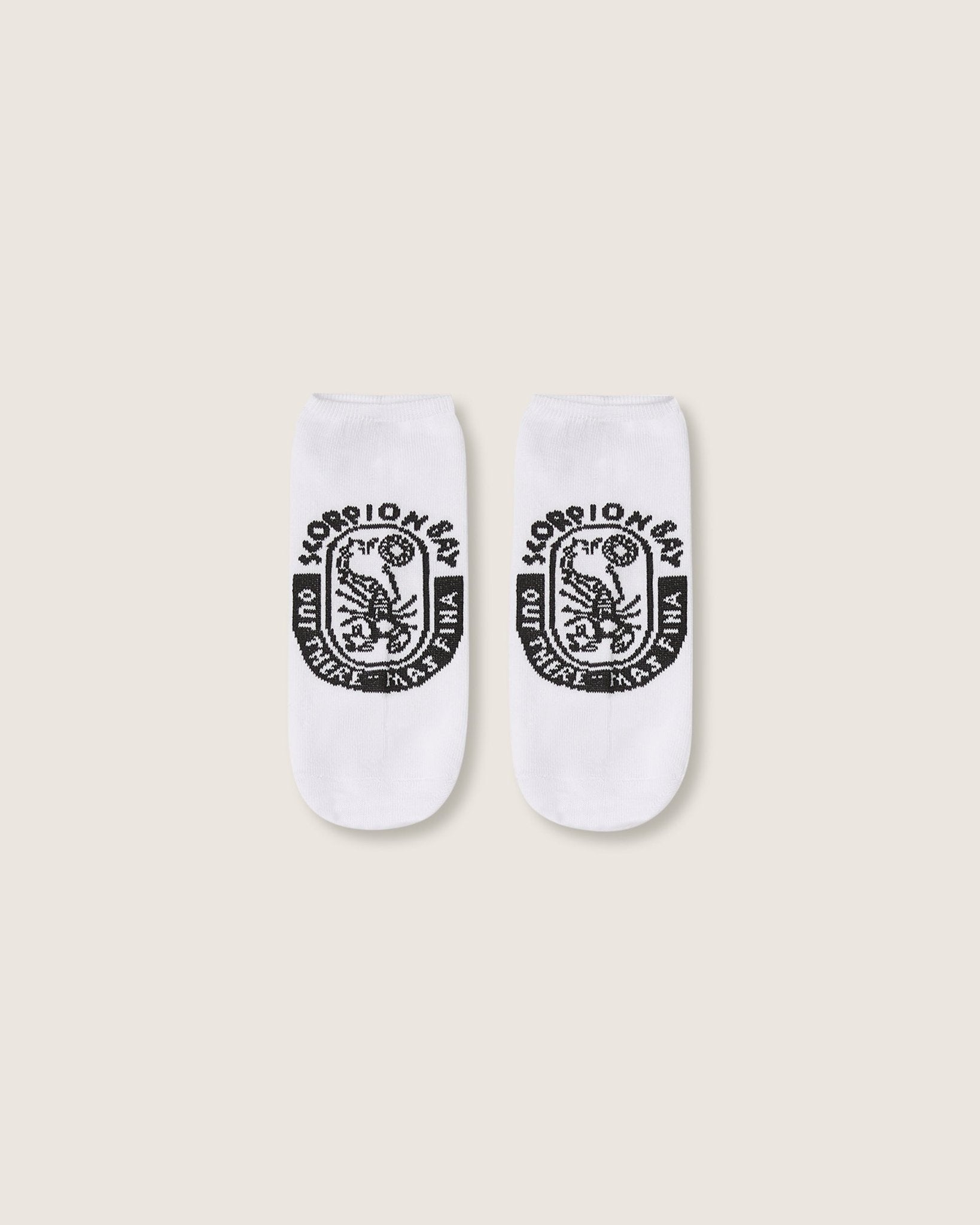 Tripack calze fantasmini logo jacquard - Scorpion Bay