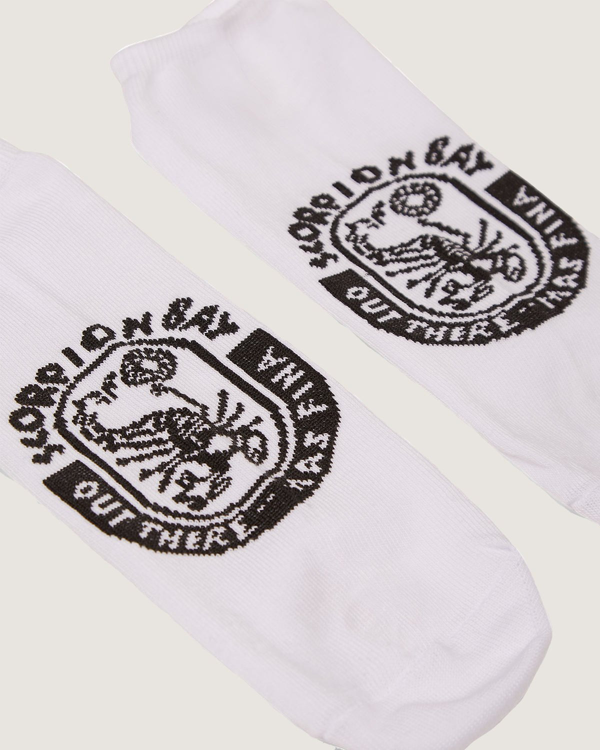 Tripack calze fantasmini logo jacquard - Scorpion Bay