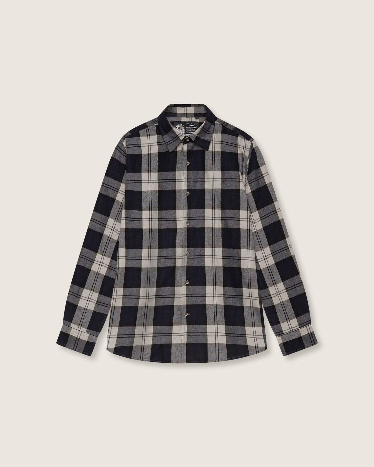 Uomo | Camicia In Tessuto A Scacchi Color Nero - Scorpion Bay