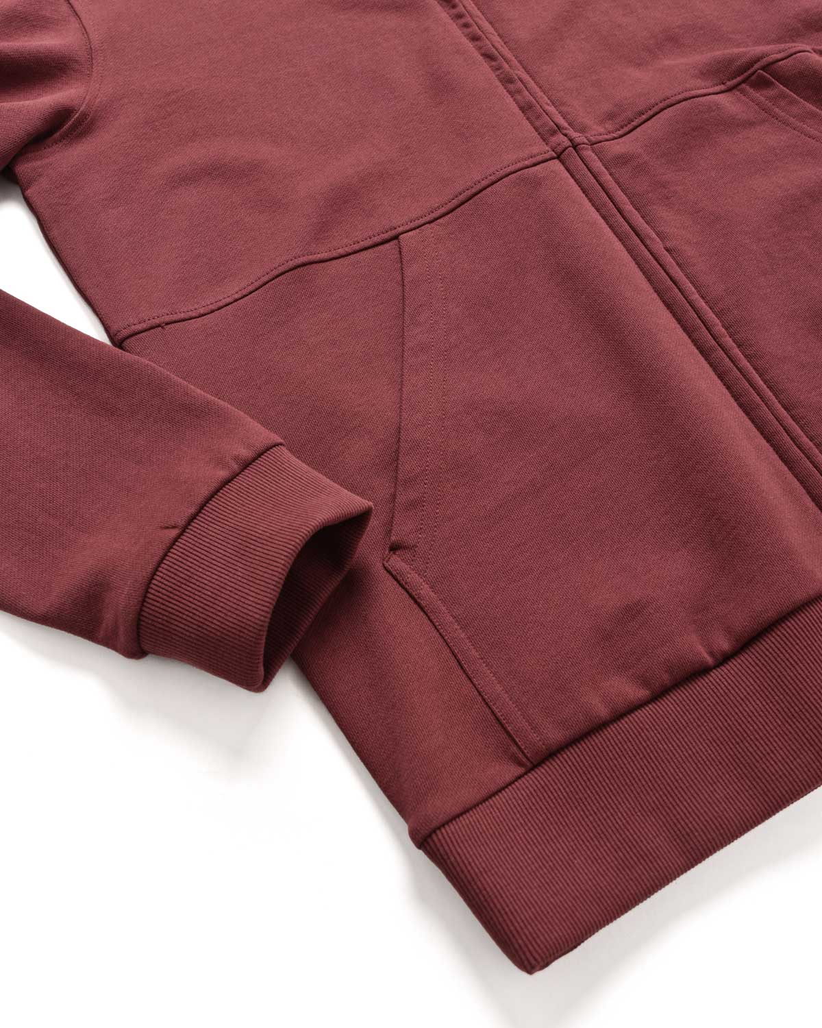Uomo | Felpa Color Mattone "Hell Of A Surfer" Con Cappuccio E Zip 100% Cotone - Scorpion Bay