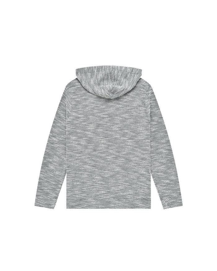 Uomo | Pullover Bianco In Maglia Con Cappuccio E Zip - Scorpion Bay
