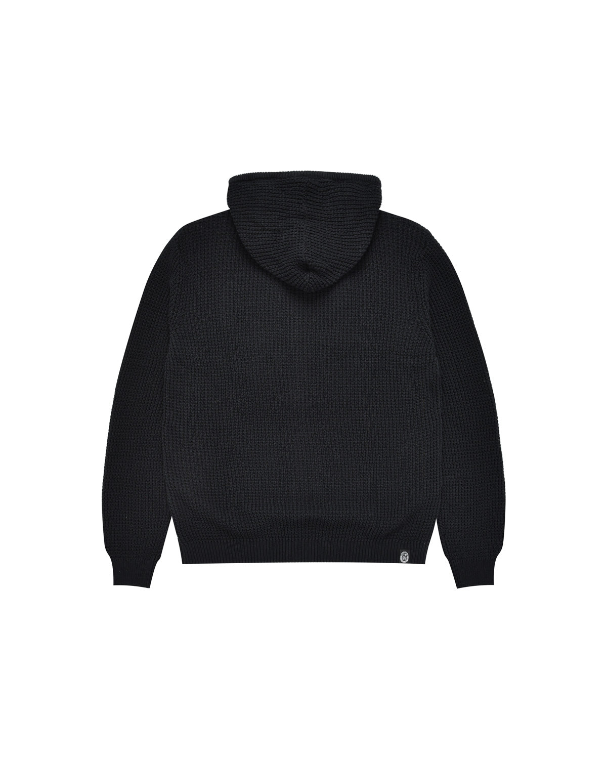 Uomo | Pullover In Maglia Nero Con Cappuccio Teddy - Scorpion Bay