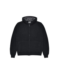 Uomo | Pullover In Maglia Nero Con Cappuccio Teddy - Scorpion Bay