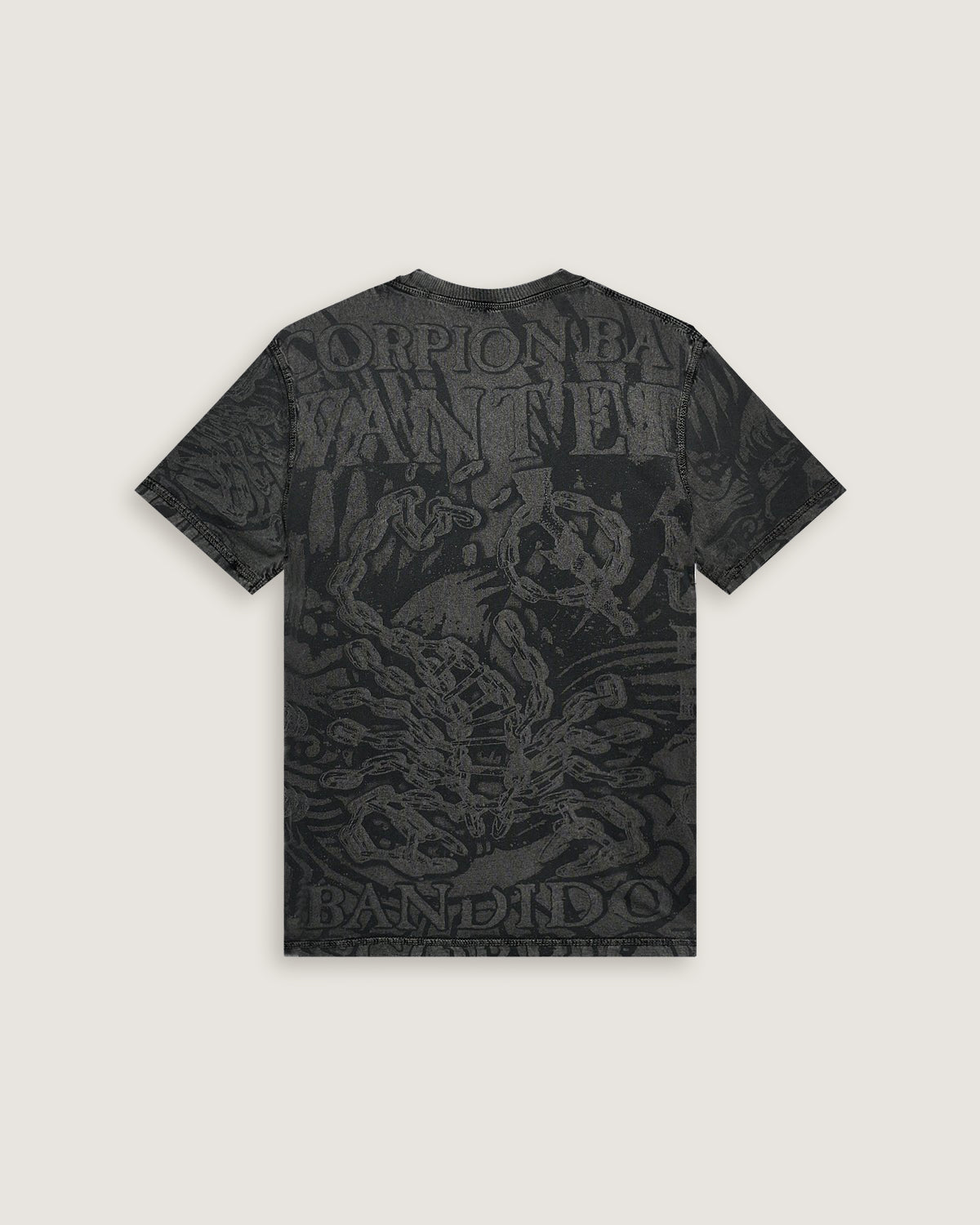 Uomo | T-Shirt Doubleface "Bandido" Color Antracite - Scorpion Bay