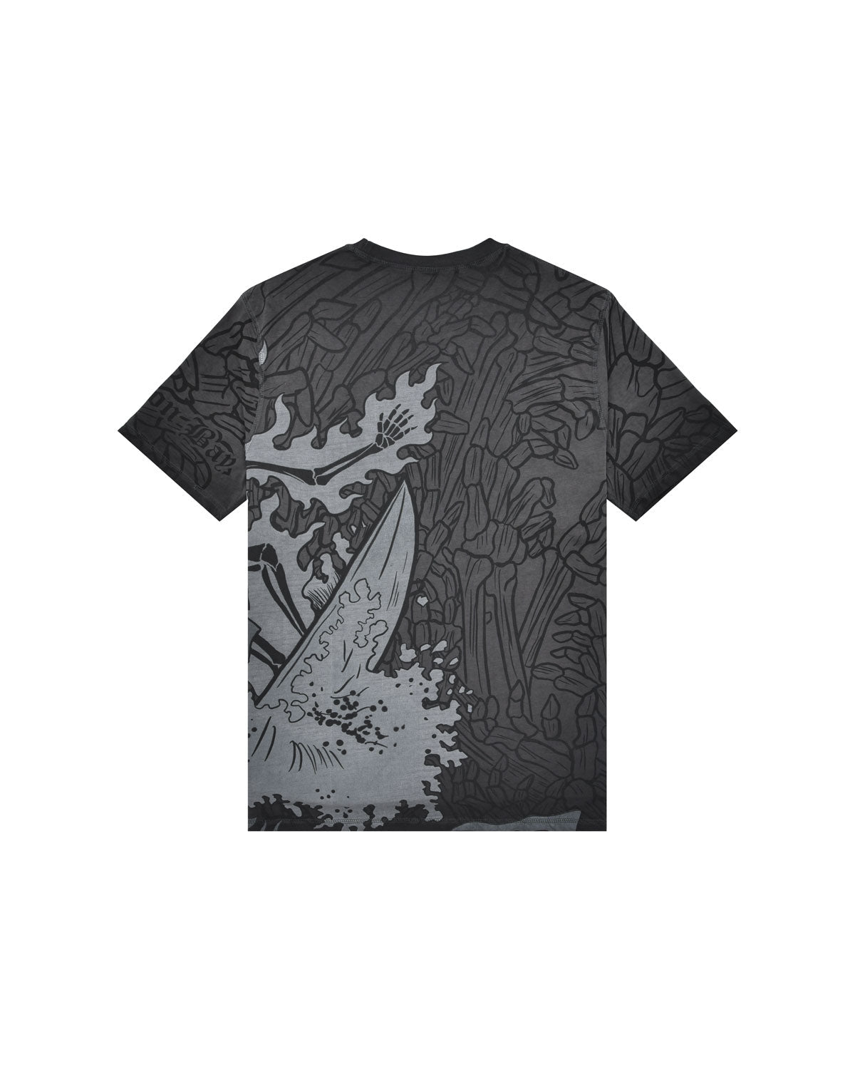 Uomo | T-Shirt Doubleface "Hell Of A Surfer" Color Carbone - Scorpion Bay