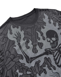 Uomo | T-Shirt Doubleface "Hell Of A Surfer" Color Carbone - Scorpion Bay