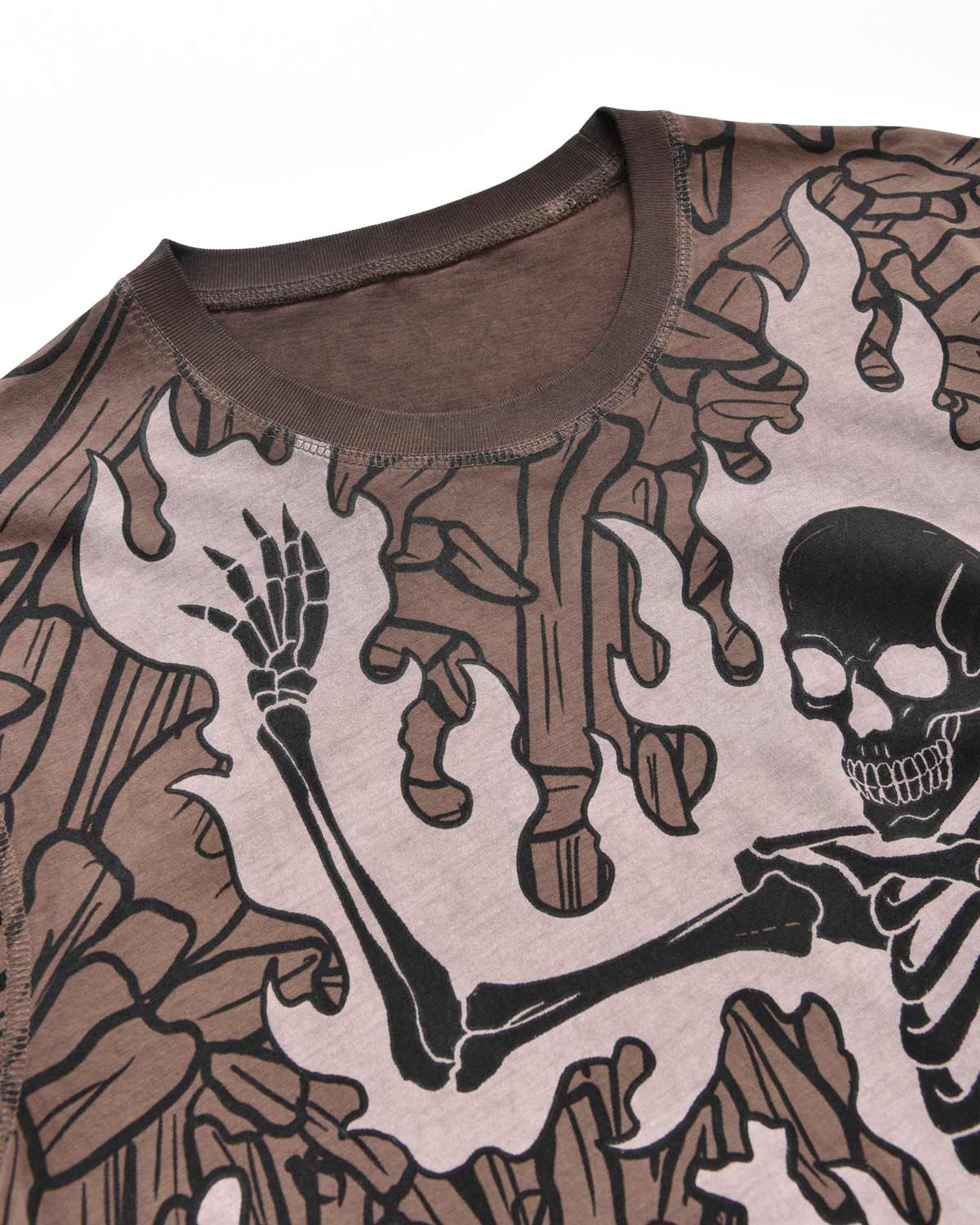 Uomo | T-Shirt Doubleface "Hell Of A Surfer" Color Tabacco - Scorpion Bay