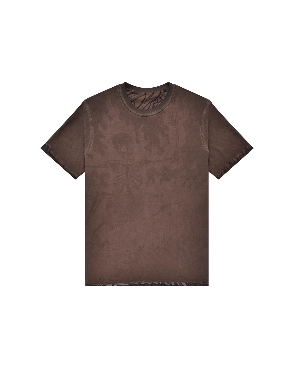 Uomo | T-Shirt Doubleface "Hell Of A Surfer" Color Tabacco - Scorpion Bay