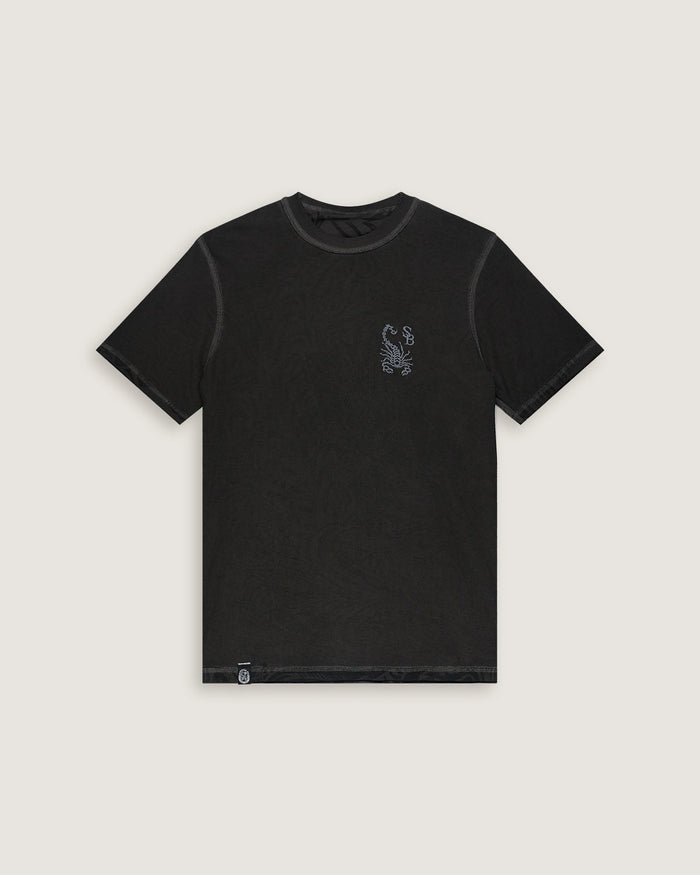 Uomo | T-Shirt Doubleface "Stingada" Color Carbone - Scorpion Bay