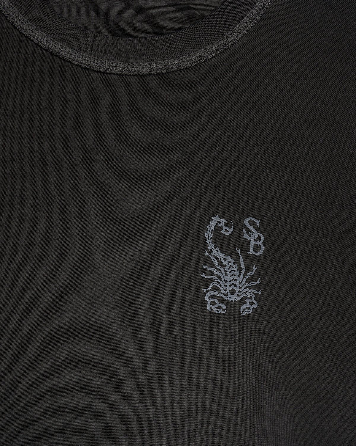 Uomo | T-Shirt Doubleface "Stingada" Color Carbone - Scorpion Bay