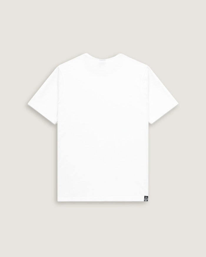 Uomo | T-Shirt Graffiti "Mas Fina" Bianca 100% Cotone - Scorpion Bay