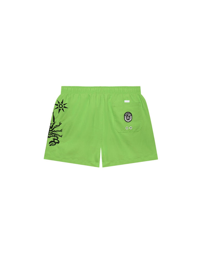 Uomo | Volley Short "Iron" Colore Lime - Scorpion Bay