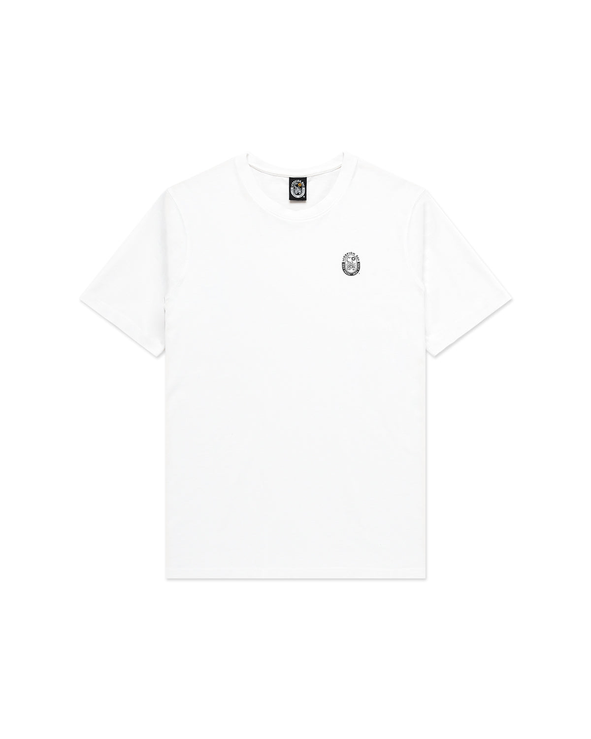 Uomo | T-Shirt Scorpion Bay Iconica Color Bianco In 100% Cotone Con Stampa Sul Retro