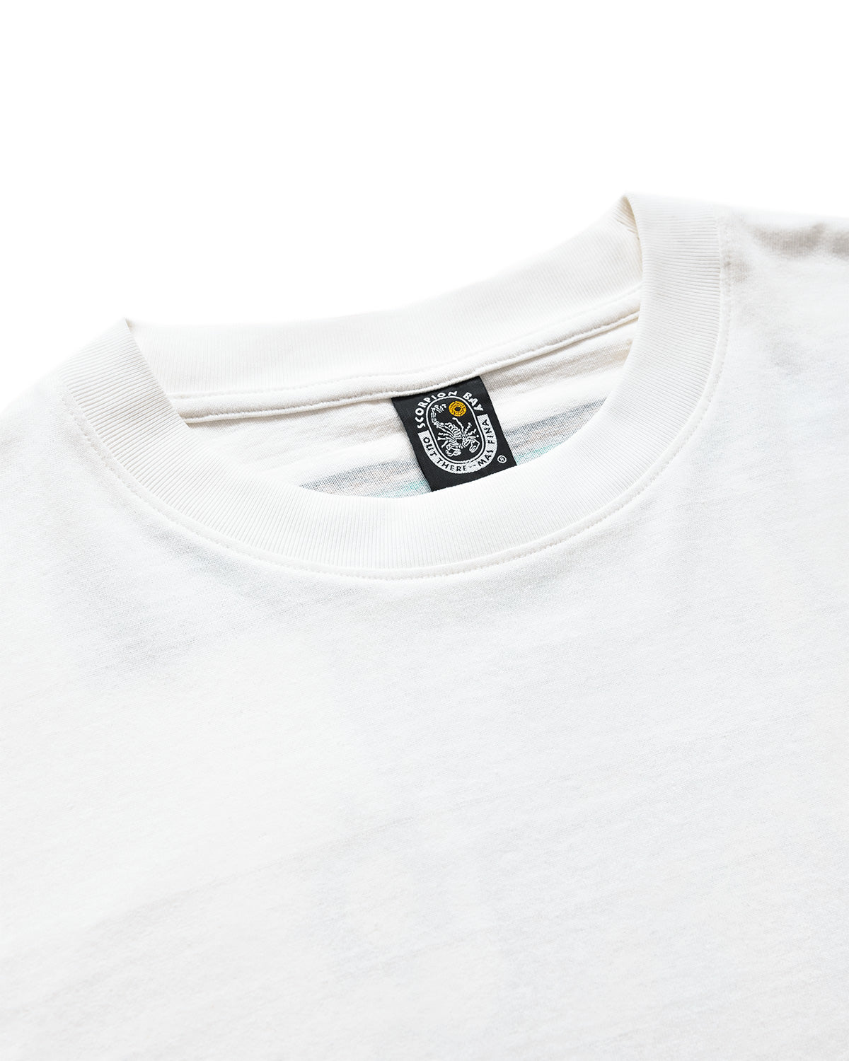 Men | White 100% Cotton Ritual T-Shirt With Og 'Olas Suerte' Print